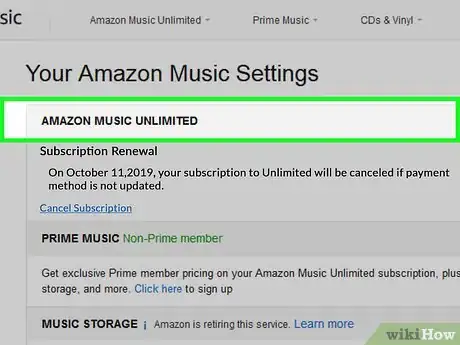 Image titled Cancel Amazon Music Unlimited on PC or Mac Step 2