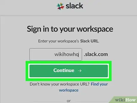 Image titled Log in to Slack on PC or Mac Step 3