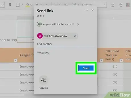 Image titled Share an Excel Workbook Online Step 6