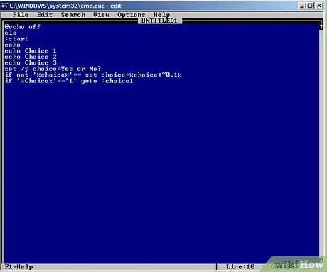 Image titled Create Options or Choices in a Batch File Step 14