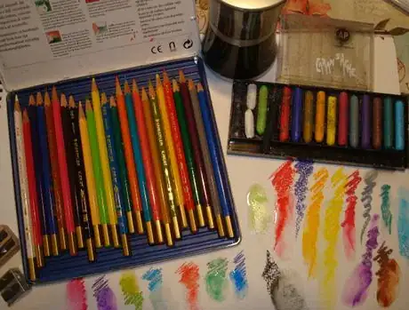 Image titled Pencils and crayons