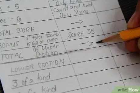 Image titled Make a Yahtzee Scorecard Step 6