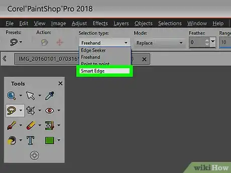 Image titled Use the Smart Edge Lasso Tool in Paint Shop Pro Step 4