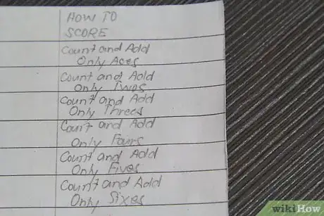 Image titled Make a Yahtzee Scorecard Step 5