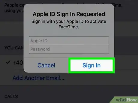 Image titled Add an Email Address for FaceTime on an iPhone Step 5
