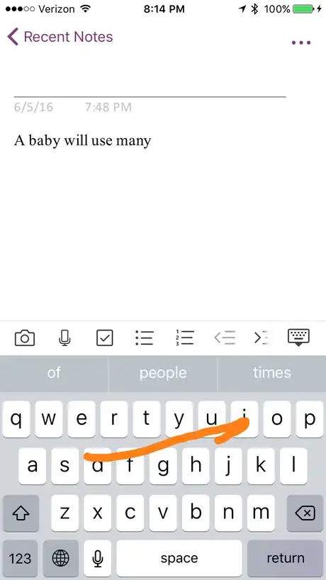 Image titled Use the Swype Keyboard on an iPhone Part 2 B Step 1.png