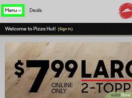 Image titled Track a Pizza Hut Order on PC or Mac Step 2