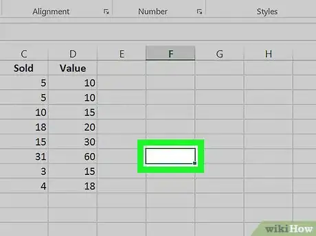 Image titled Calculate Variance in Excel on PC or Mac Step 2