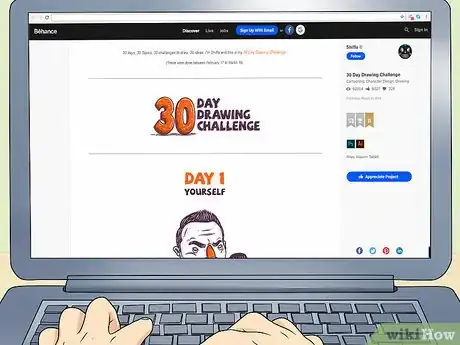 Image titled Learn Drawing Online Step 15