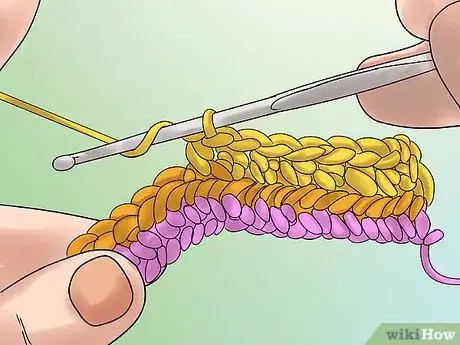 Image titled Crochet Rainbow Dish Cloths Step 7