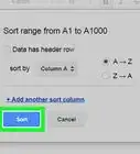 Sort by Number on Google Sheets on PC or Mac