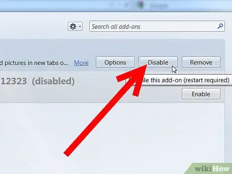 Image titled Uninstall Firefox Addons Step 7
