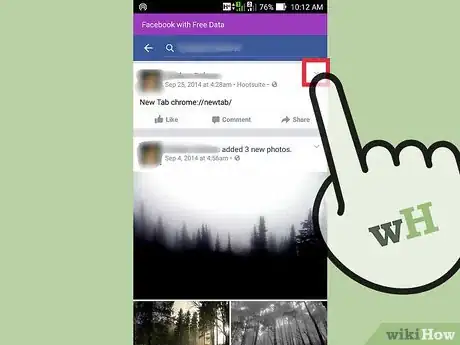 Image titled Delete Comments or Posts on Facebook on the Facebook App Step 5