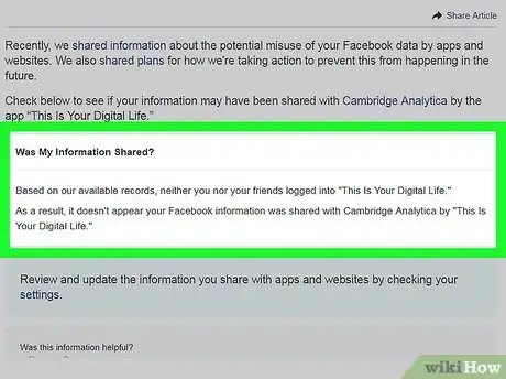 Image titled Know if Your Facebook Data Was Shared with Cambridge Analytica Step 4