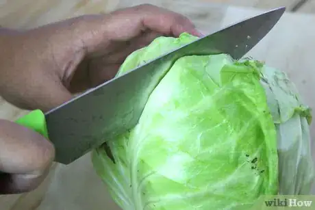 Image titled Cut a Cabbage Into Wedges Step 7