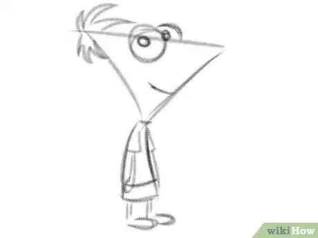 Image titled Draw Phineas Flynn from Phineas and Ferb Step 8