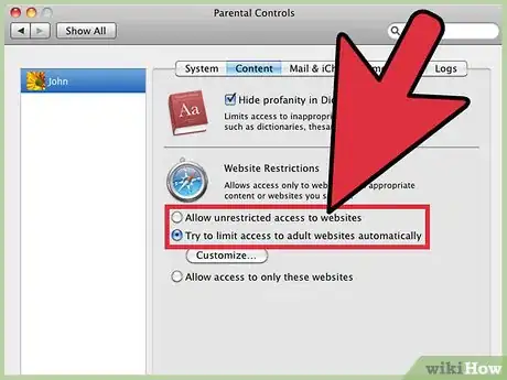 Image titled Block and Unblock Internet Sites (On a Mac) Step 17