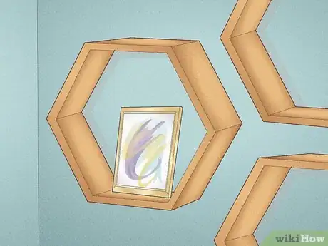 Image titled Decorate Hexagon Shelves Step 5