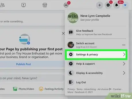Image titled Write a Note on Facebook Step 3