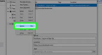 Delete a Bookmark in Mozilla Firefox
