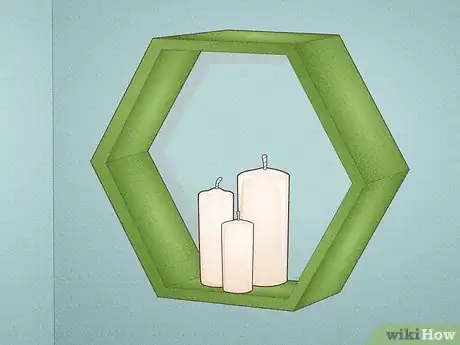 Image titled Decorate Hexagon Shelves Step 9