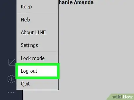Image titled Log Out of the Line App on PC or Mac Step 3
