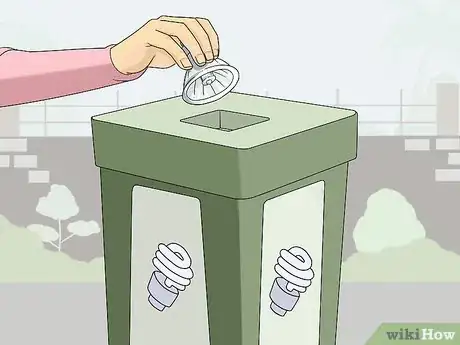 Image titled Dispose of Halogen Light Bulbs Step 2
