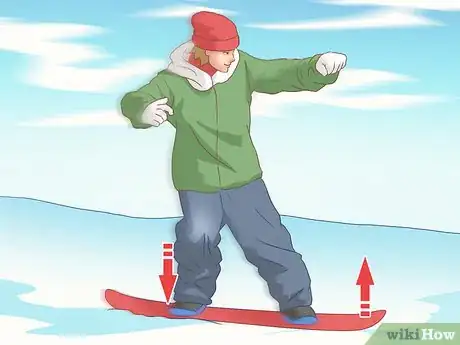 Image titled Ollie on a Snowboard Step 5