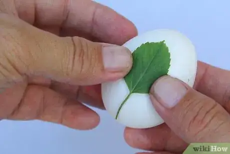 Image titled Dye Silhouettes Onto Easter Eggs Step 9