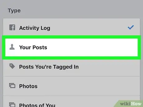 Image titled Delete All Old Facebook Posts on iPhone or iPad Step 6