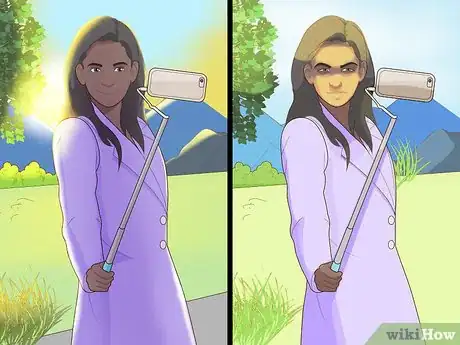 Image titled Photograph Dark Skin in Natural Light Step 1