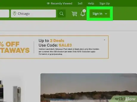 Image titled Delete a Groupon Account on PC or Mac Step 2