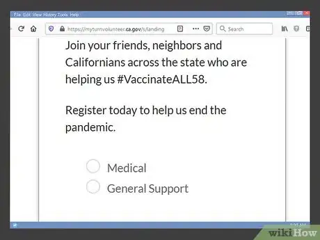 Image titled Volunteer in Exchange for a COVID Vaccine in California Step 2