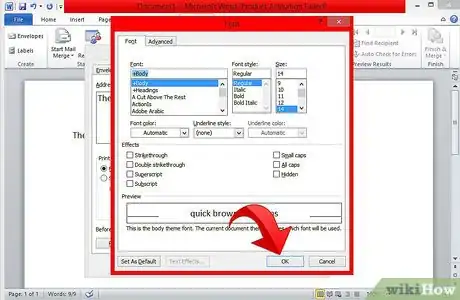 Image titled Format Label Text and Add Graphics in Microsoft Word Step 5