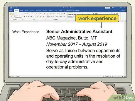 Image titled Write a CV (Curriculum Vitae) Step 11