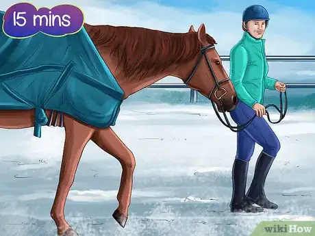 Image titled Exercise Horses in Cold Weather Step 7