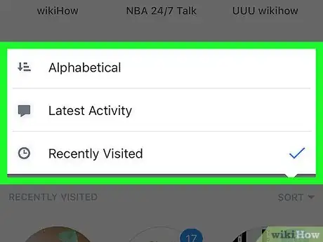 Image titled Organize Facebook Groups on iPhone or iPad Step 9