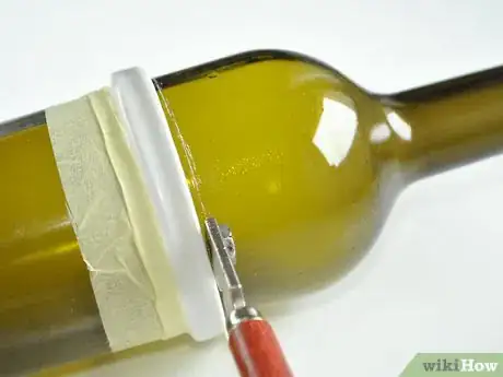 Image titled Cut and Decorate a Wine Bottle Step 2