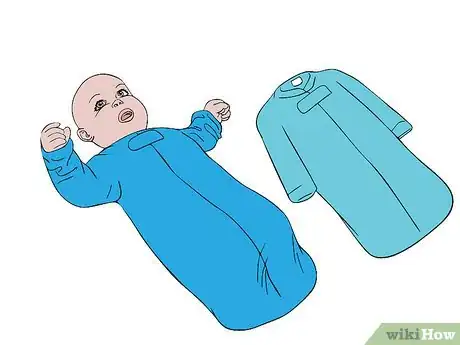 Image titled Change a Baby's Sleep Sack Step 1