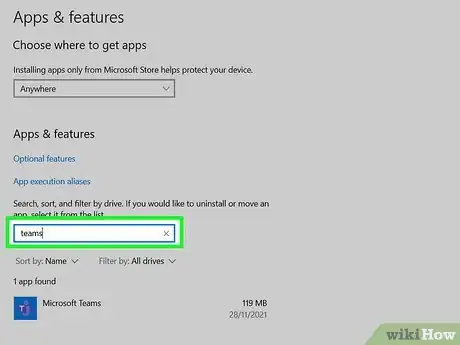 Image titled Remove Microsoft Teams on Windows Step 4
