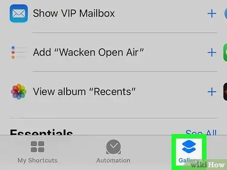 Image titled Use the Shortcuts App on iPhone or iPad Step 2
