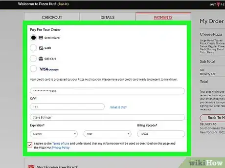Image titled Track a Pizza Hut Order on PC or Mac Step 4