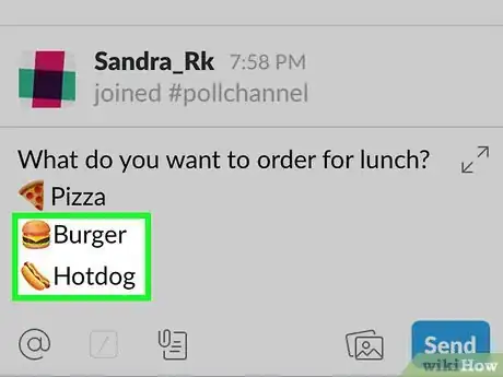 Image titled Create a Poll on Slack on iPhone or iPad Step 8