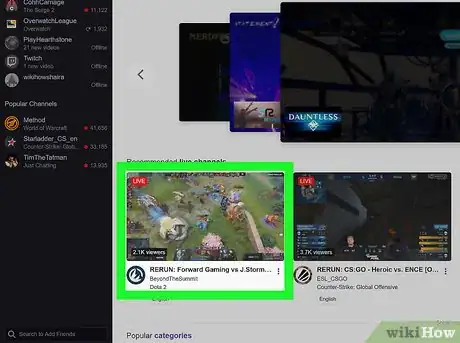 Image titled Follow a Streamer on Twitch Step 6