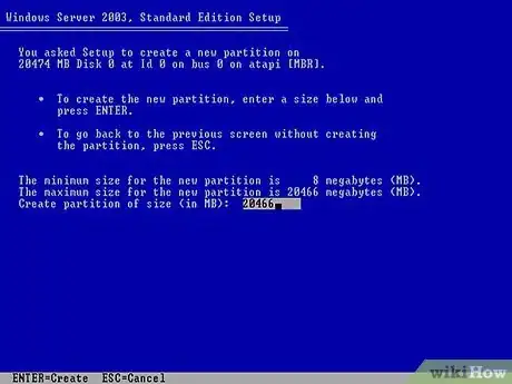 Image titled Install Windows Server 2003 Step 3