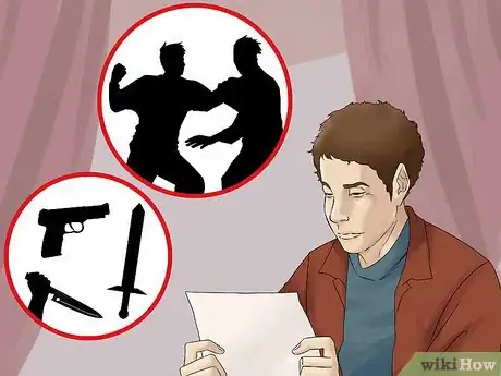 Image titled Pretend to Die on Stage Step 1