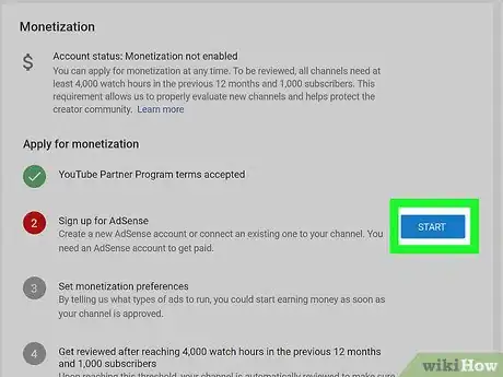 Image titled Link AdSense to Your YouTube Account Step 10