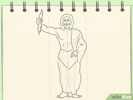 Image titled Draw Zeus with Charcoal Pencil Step 6