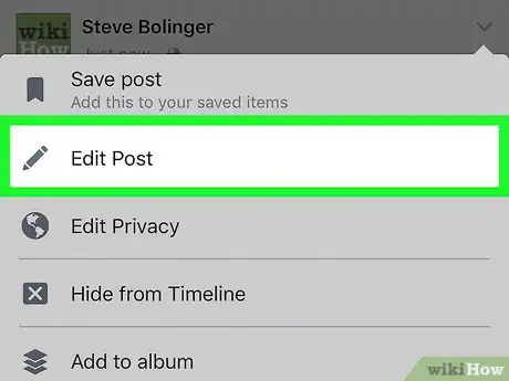 Image titled Add Photos to a Post on Facebook Step 16