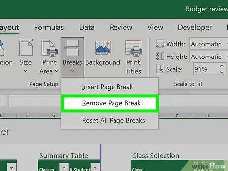 Image titled Set Page Breaks Step 7